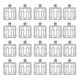 20 x 542656 Fisher & Paykel Oven Grill Bake Element - Hinged Version - 541607 Original