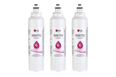 3 x LG Fridge Freezer Water Filter LT800P - ADQ73613401