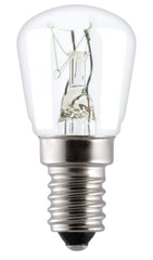 100 x Universal Haier Fisher and Paykel Fridge Freezer Light Bulb E14 Clear Lamp 871312P