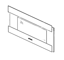 692532655 Smeg Small Oven Glass Door Outer Assembly